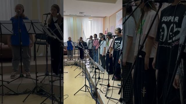 Фрагмент записи работы над песней "Иди за мной" смотреть онлайн