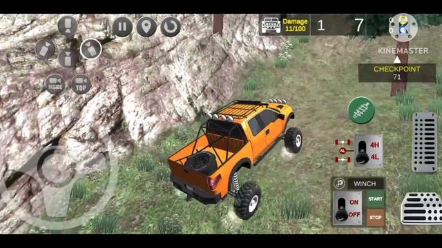 offroad 4x4 simulator - Car Pickup Drive forest Game - Offroad Car Driver - Android Gameplay смотреть онлайн