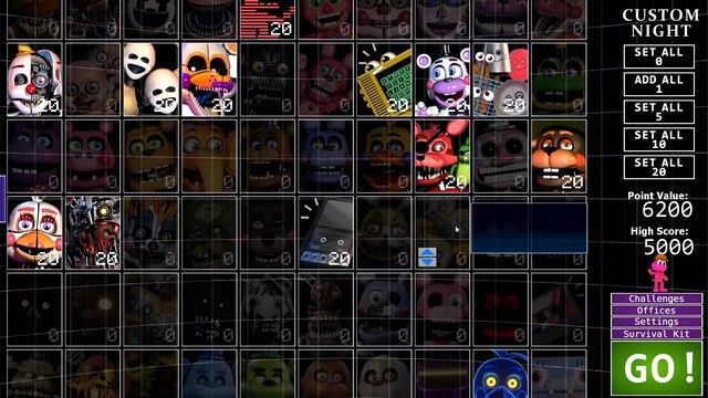 Ultra Custom Night (fan made UCN) смотреть онлайн
