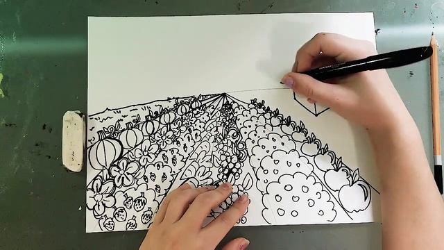 Farm Landscape and Creating the Illusion of Space смотреть онлайн