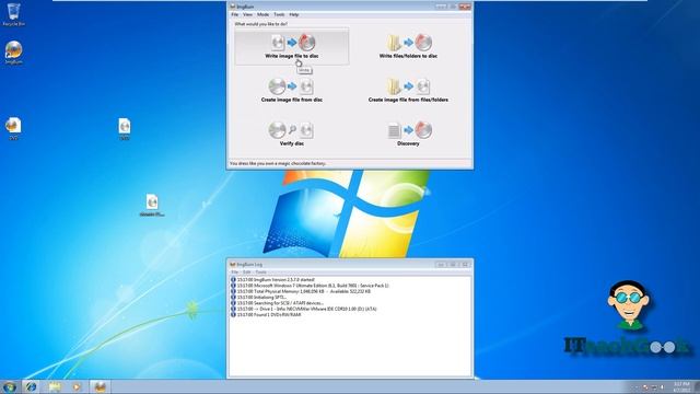 How to Extract, Burn and Virtually Mount a ISO in Windows 7 смотреть онлайн