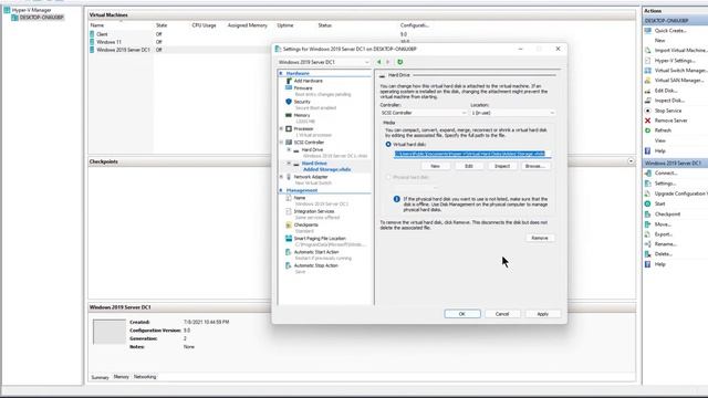 Windows 11 Adding storage in Hyper-V смотреть онлайн