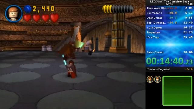 [Former WR] LEGO Star Wars: The Complete Saga (DS) Any% in 29:05 смотреть онлайн