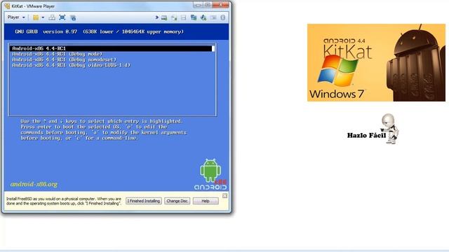 Creando una Maquina Virtual para Android 4.4 KitKat смотреть онлайн