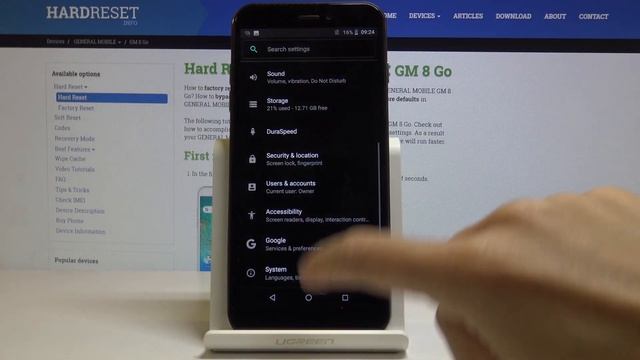 How to Invert Colors in GENERAL MOBILE GM 8 Go - Dark Mode смотреть онлайн