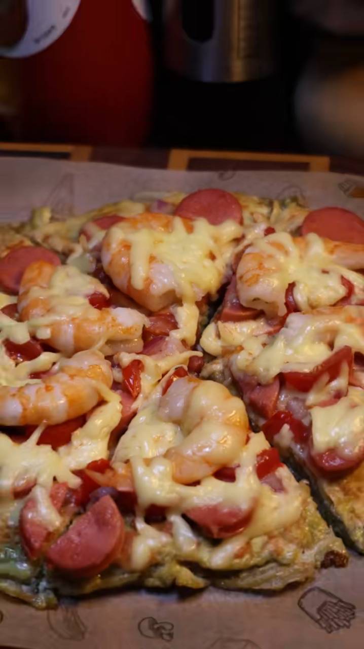 Пикантная нежирная капустная пицца смотреть онлайн