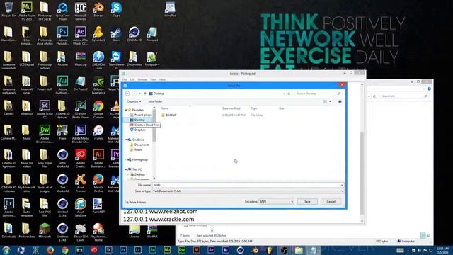 Windows 8 & Windows 7 Tutorial : How to Edit Hosts File/ Block Websites смотреть онлайн