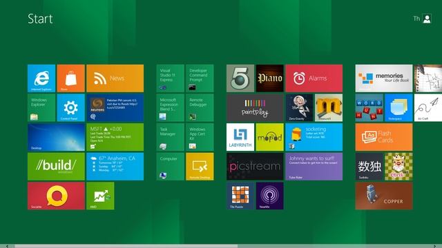 Windows 8 Preview: Tiles, Metro UI смотреть онлайн