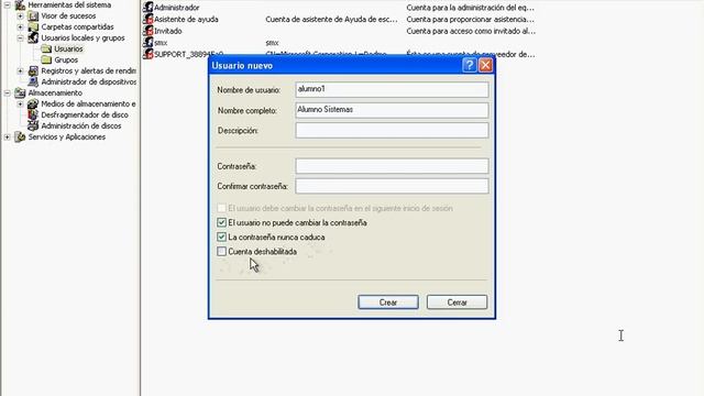 02 - Windows XP - Creación de usuarios y grupos смотреть онлайн