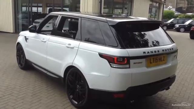 LAND ROVER RANGE ROVER SPORT SDV6 HSE DYNAMIC WHITE 2015 смотреть онлайн