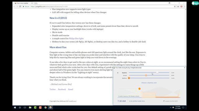 F lux for Windows 10 смотреть онлайн