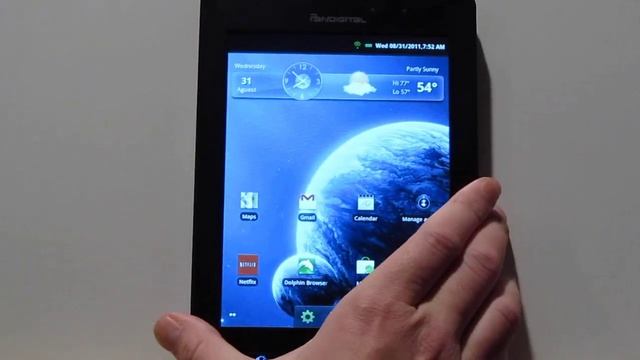 Rooted Pandigital Nova with Android Market and Google Apps смотреть онлайн