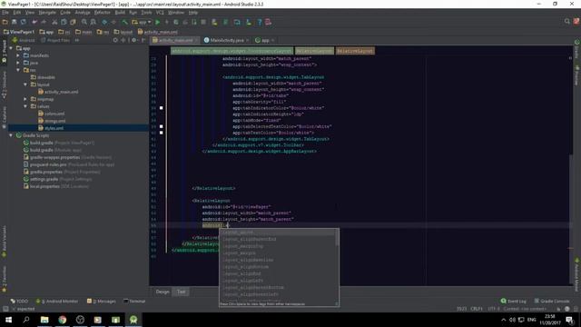How to set up ViewPager with Fragment(Swipe Left and Swipe Right to intent to another screen) смотреть онлайн