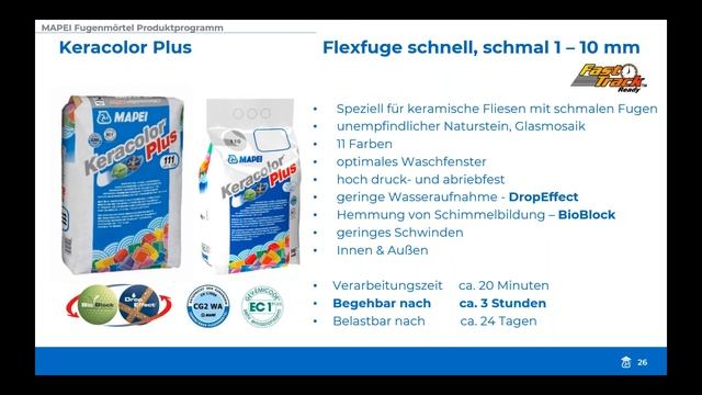 MAPEI Online-Seminar: Fugensortiment für Keramik und Naturwerkstein смотреть онлайн