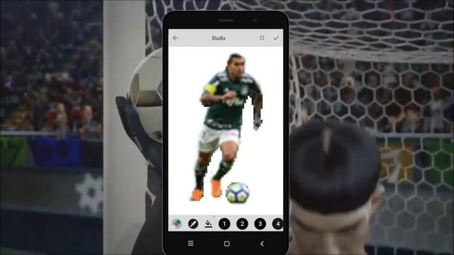Pixel art Soccer players :Sandbox color by numbers смотреть онлайн