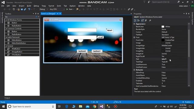 How to Create a translate Project part 2 Design Form in C# 2020 ||KURDISH|| смотреть онлайн