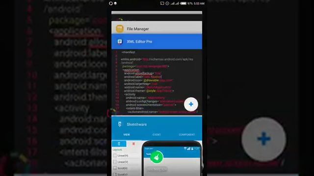 How to Edit AndroidManifest using XML Editor Pro part 1 смотреть онлайн