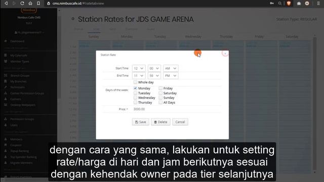 Nimbus Cafe Indonesia | Setting Station Rates - Member Type - Promos - Coupons смотреть онлайн