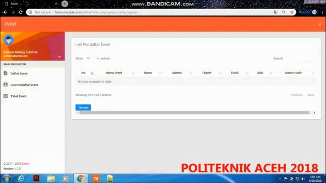 Aplikasi Register Event Berbasis QR Code Android смотреть онлайн