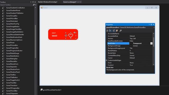 C# - How to Use Guna2MouseStateHandler | Guna.UI2 WinForms смотреть онлайн