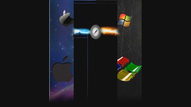 Apple Vs. Windows background template смотреть онлайн