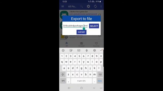 Package disabler pro cloud export to XML смотреть онлайн