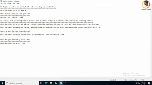 Using the Command Prompt for Port Forwarding on windows | Windows Tutorial | omarict смотреть онлайн