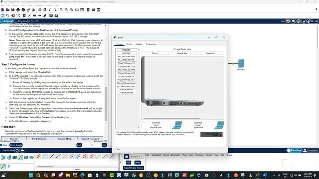 2.1.1 packet tracer create a simple network смотреть онлайн