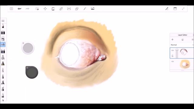 Autodesk Sketchbook pro Windows 10 speed paint realistic coloured eye смотреть онлайн
