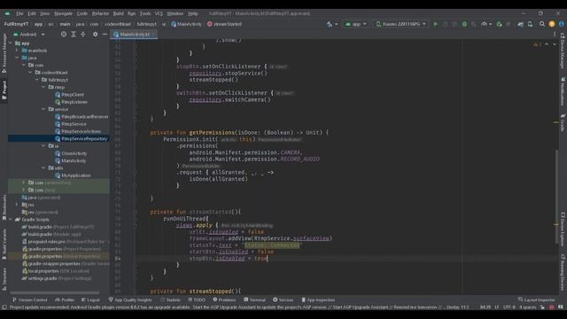05. Android Full RTMP Publish Tutorial - Publishing to RTMP server смотреть онлайн