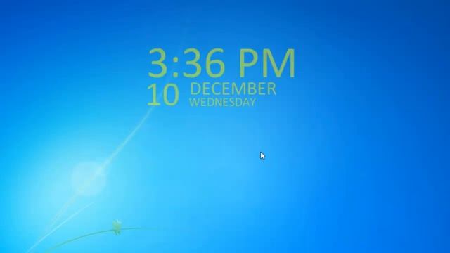 HUD Time Windows 7 Sidebar Gadget смотреть онлайн
