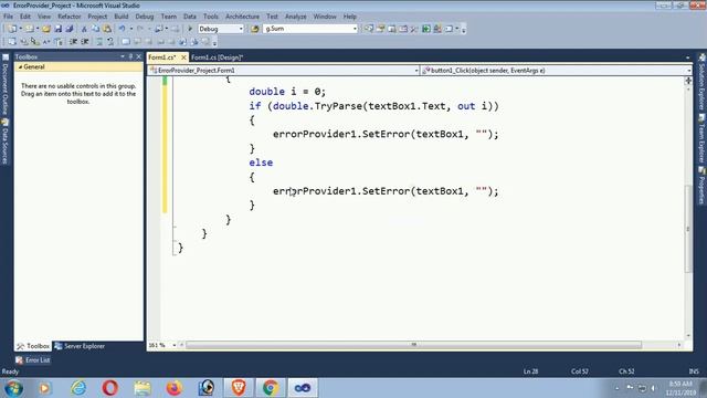 Validation Using ErrorProvider in c# | Password Validation | TextBox Validation | Swift Learn смотреть онлайн