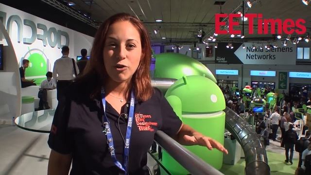 Android booth at MWC - EE Times' Sylvie Barak looks around - Mobile World Congress смотреть онлайн