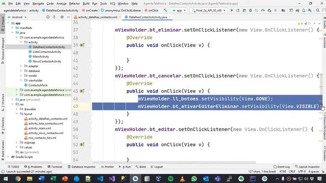 Android Studio 4.2.2 - #81 - App Lista Telefónica - Programação dos Detalhes смотреть онлайн