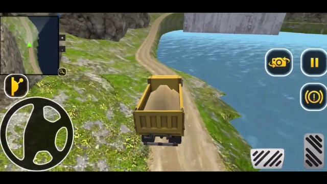Bucket Excavator Loading Sand into Dump Truck - Construction Simulator 2021 - Android Gameplay смотреть онлайн