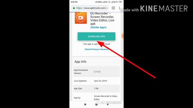 How to Download Du screen recorder old version 2019 || DU recorder remove in Play Store смотреть онлайн