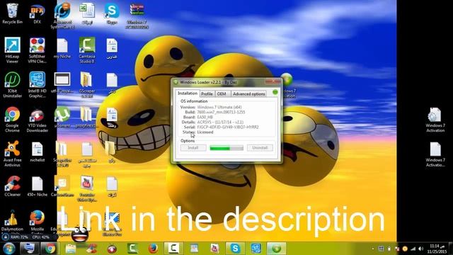 Windows 7 Loader eXtreme v4 - Windows 7 Activator смотреть онлайн