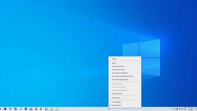 How to hide/show the search bar in windows 10 | Hindi смотреть онлайн