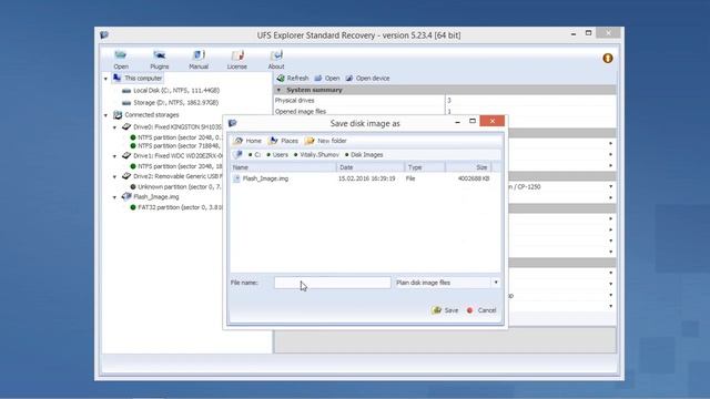 UFS Explorer manual: Choosing a storage for recovery [SysDev Laboratories] смотреть онлайн