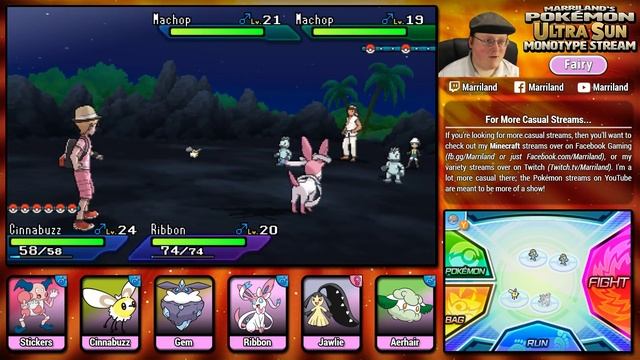 Pokémon Ultra Sun MONOTYPE (Fairy) • Stream #05 • Getting Fired Up смотреть онлайн