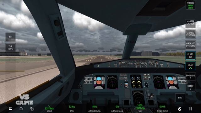 Taking Off in Bad Weather❌✈️| RFS - Real Flight Simulator PRO New Update Android Gameplay смотреть онлайн