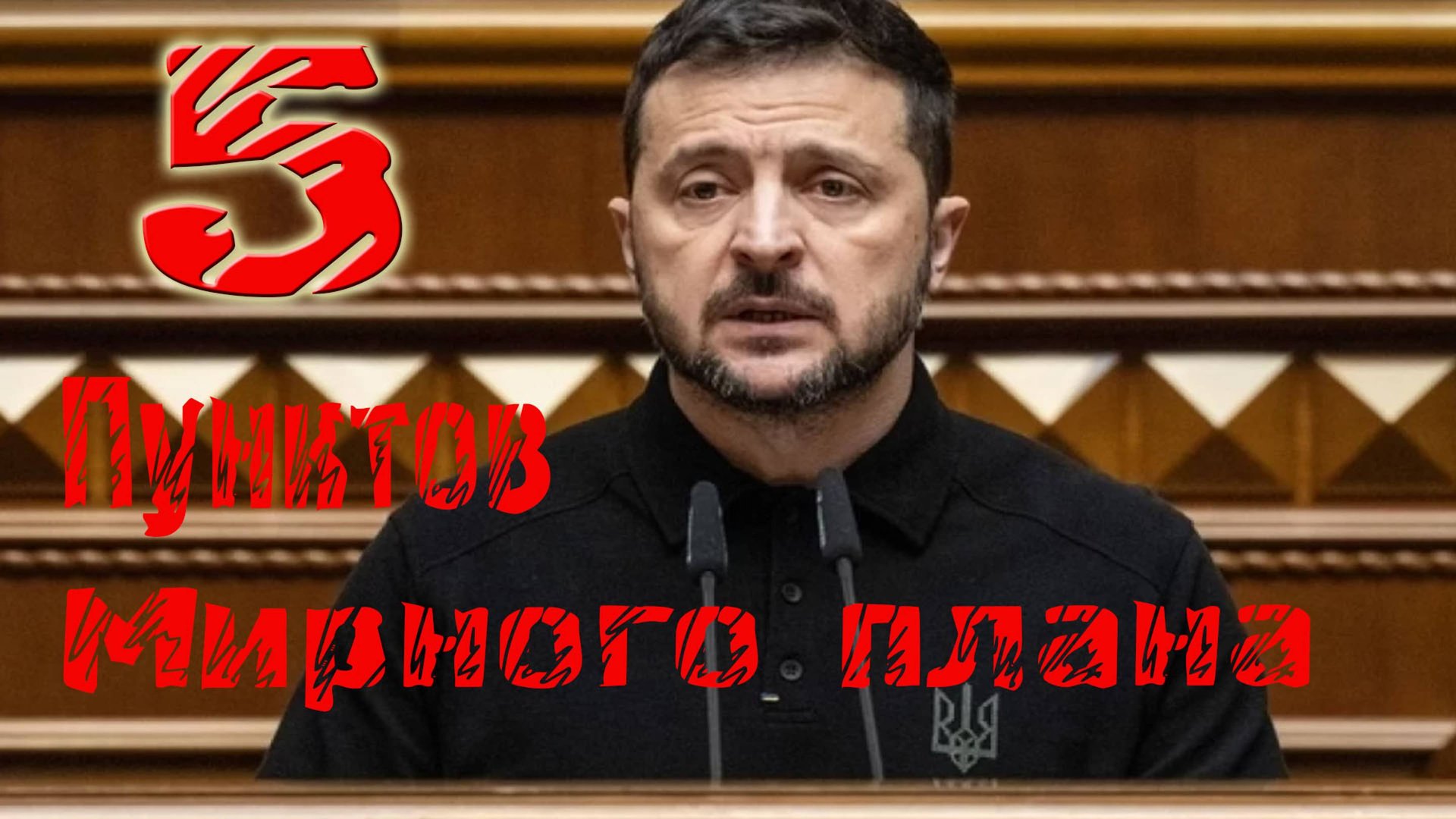 5 Пунктов "Мирного" плана Зеленского. Краткие комментарии.