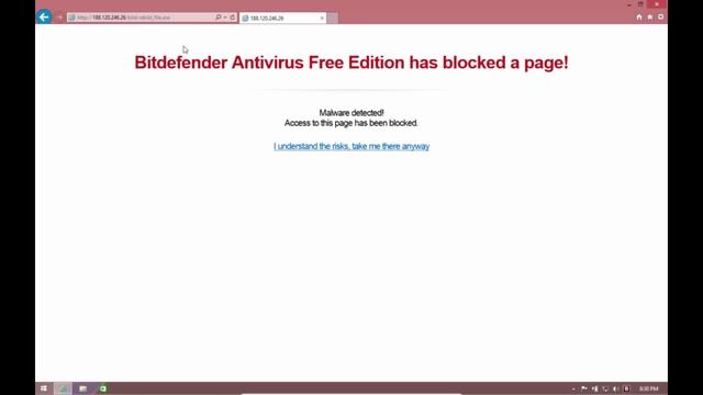 BitDefender Free antivirus web prevention test 2015 смотреть онлайн