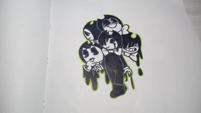 Мои рисунки Бенди и Чернильная Машина (BATIM) смотреть онлайн