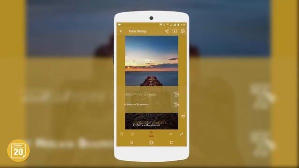 Timestamp Camera Photos App Demo