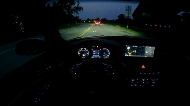 2022 Genesis G70 3.3T Sport AWD - POV Night Drive (Binaural Audio) смотреть онлайн