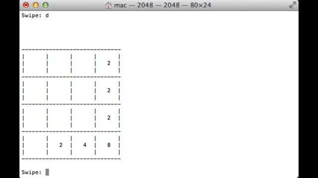 2048 C++ смотреть онлайн