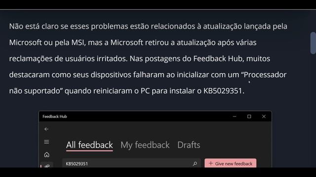 ERRO PERIGOSO NO ÚLTIMO UPDATE DO WINDOWS 11 - TELA AZUL APÓS ATUALIZAR смотреть онлайн