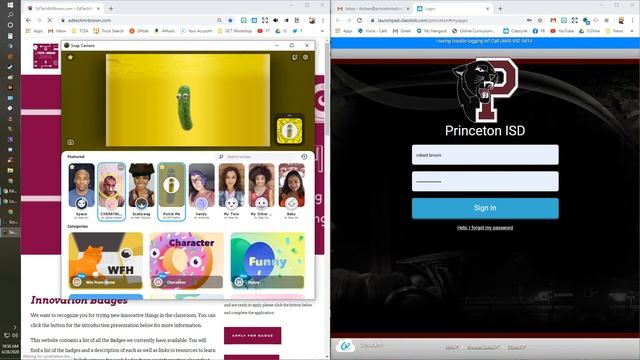 Snap Camera Filters in Google Meets смотреть онлайн