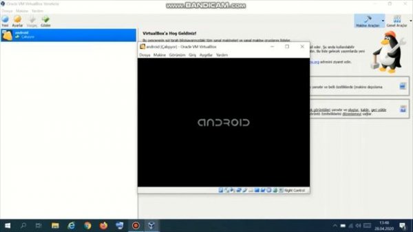 VİRTUAL BOX ANDROID 4.4.4 KURULUMU